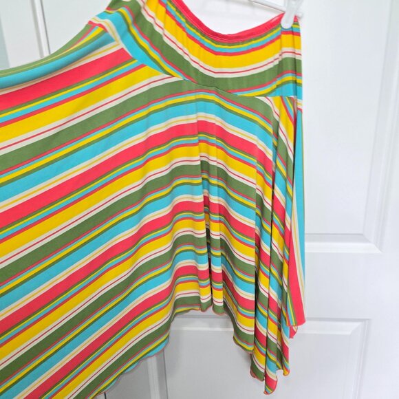Amanda Plus Size Skirt Asymmetric Hem - Picture 1 of 6
